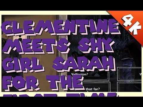 The Walking Dead Season 2 Ep 1 - Clementine Meets Shy girl Sarah for the FIRST TIME [4K 1080p HD]