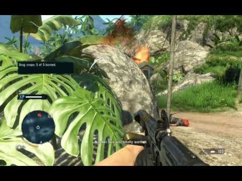 Far Cry 3 | Marijuana fields - Flame Thrower Gameplay