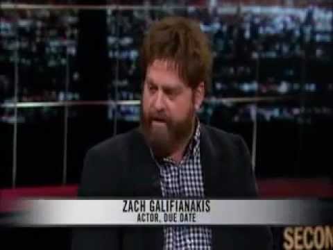 Zach Galifianakis Supports & Smokes Marijuana LIVE!
