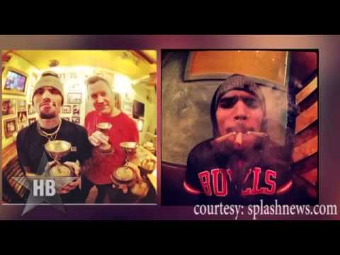 Chris Brown Smoked THREE joints at once in Amsterdam!