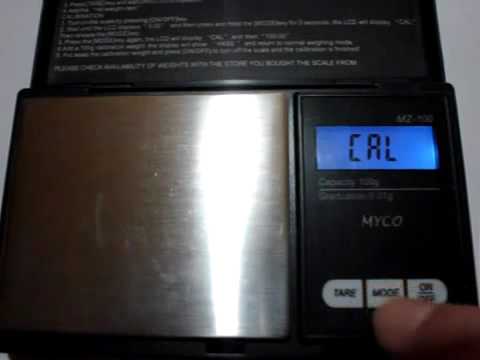 How to calibrate a marijuana scale