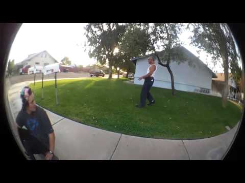 Guy trippin' on salvia.