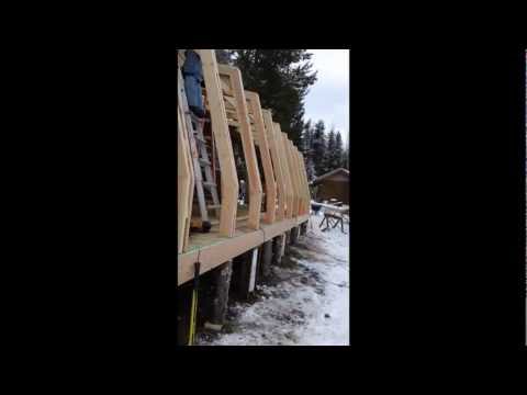 Part 5 Solar Room Greenhouse Addition The Framing