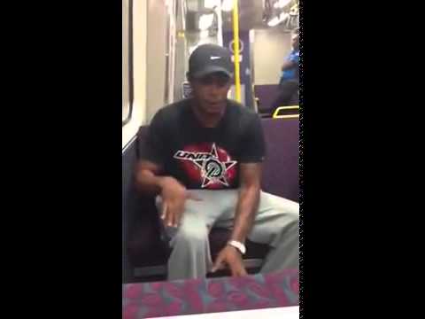 Guy Raps on the Subway