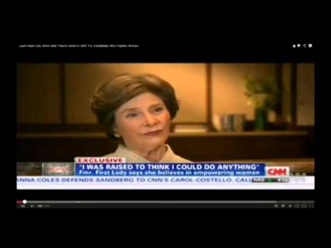 Laura Bush: Room for Republicans Who Scare Women with Rape Talk