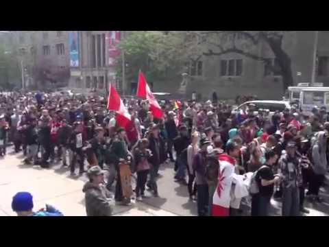 Global Marijuana march, Toronto, Ontario Canada May 11 2013