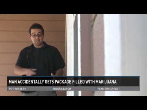 Holy ish  Man Gets 11 LBS Of Weed Mailed To His Home!