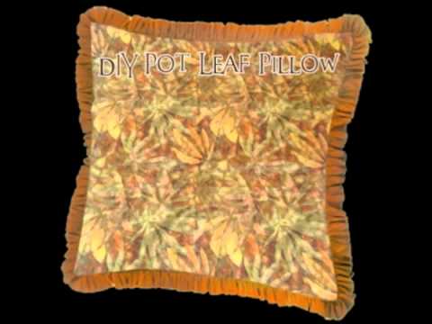 Marijuana Leaf Designs on Kona Cotton Cloth