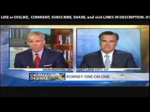 Mitt Romney Concern Trolls About President Obama's Honesty on Meet the Press [11-04-2013]