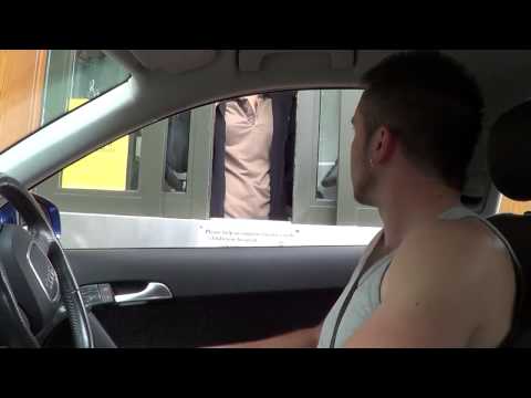 EATING In The McDonald's Drive Thru! HILARIOUS Prank