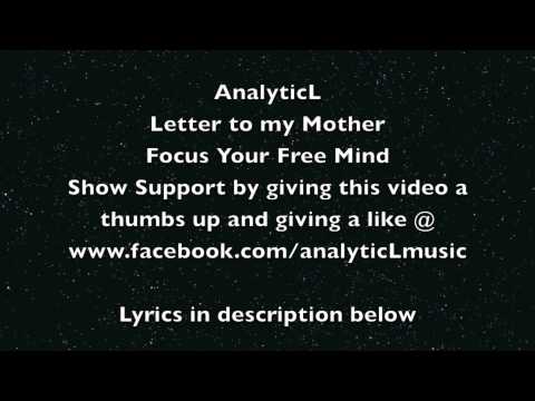 AnalyticL - Letter to my Mother (STUDIO VERSION)
