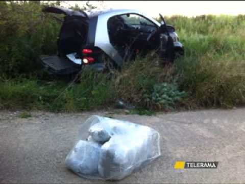 SQUINZANO   11 KG DI MARIJUANA IN AUTO, IL PROPRIETARIO SCAPPA A PIEDI E ABBANDONA TUTTO