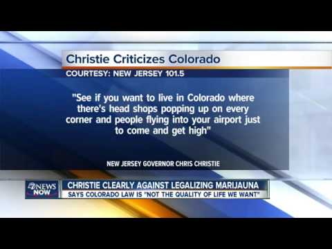 NJ Governor Chris Christie slams Colorado over marijuana