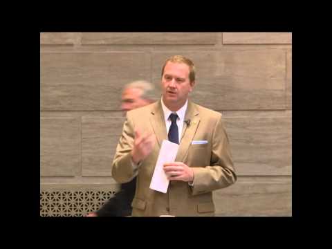 Senator Eric Schmitt (R-Kirkwood) emotionally discusses the uses of CBD oil with Epilepsy